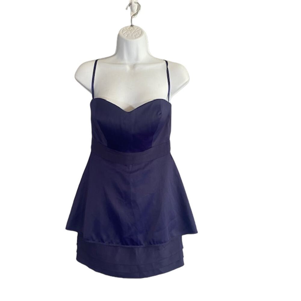 Bcbgeneration Midnight Blue Strapless Formal Swee… - image 1